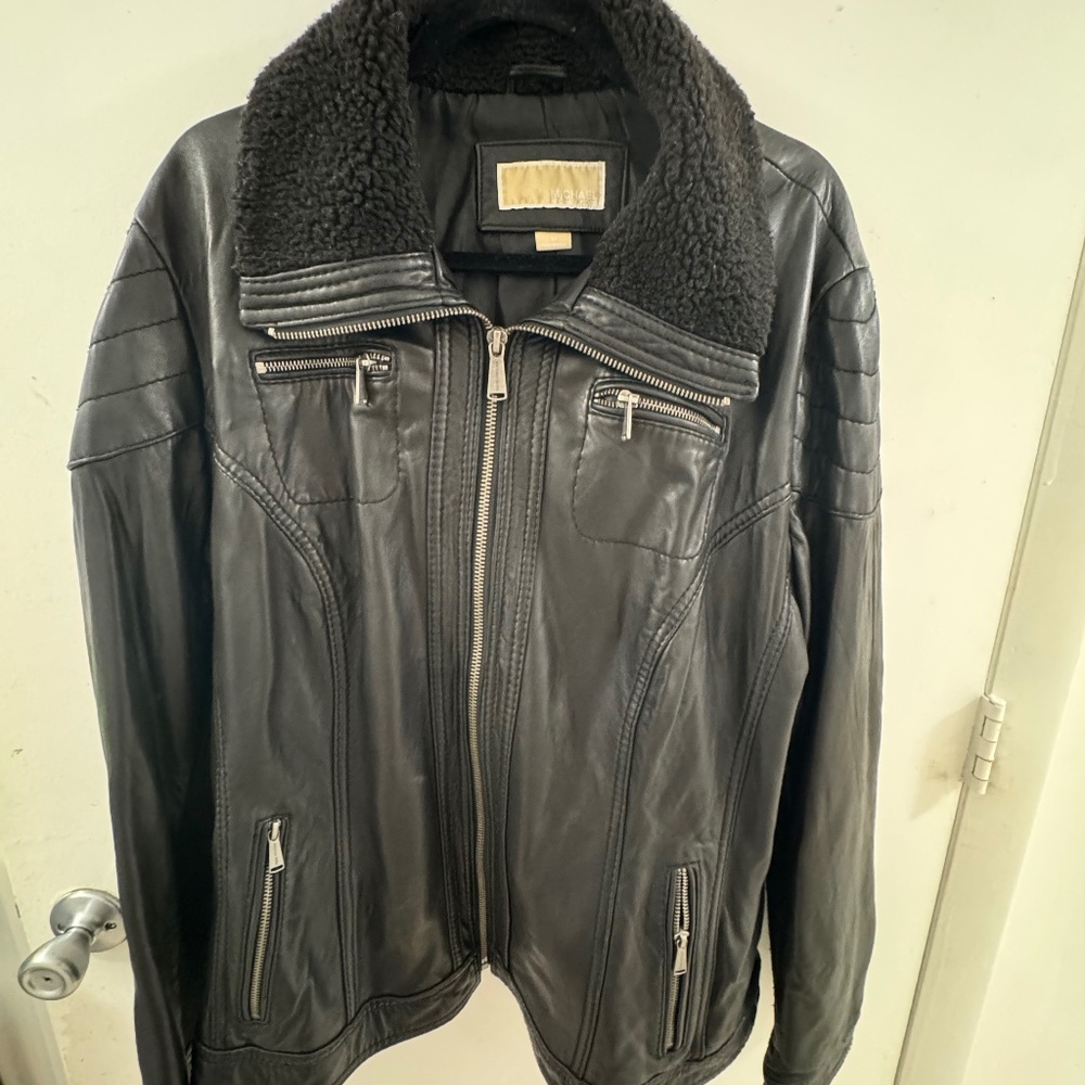 Michael Kors leather jacket